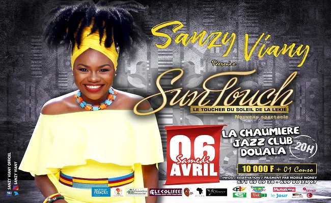 Sanzy Viany en mode spectacle ''Sun Touch'' a Douala.