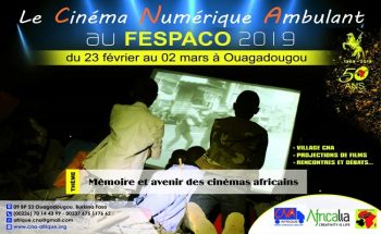Le cinéma Numérique ambulant au Fespaco 2019 à Ouagadougou.