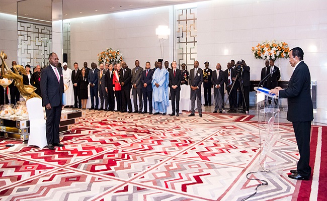 Paul BIYA reçoit les vœux 2019 au palais de l’unité.
