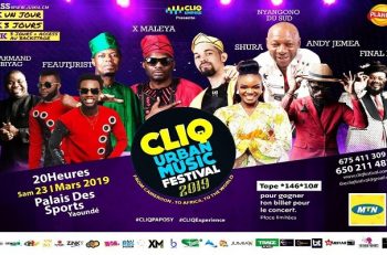 Cliq Urban Music Festival se déroule, du 22 au 23 mars 2019 au Palais des sports de Yaoundé.