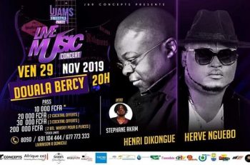 Live Music Concert, Henri Dikongue en sur scène à Douala Bercy.