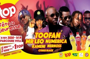 Le groupe Toofan annonce en concert le 11 Février 2020 à Douala.